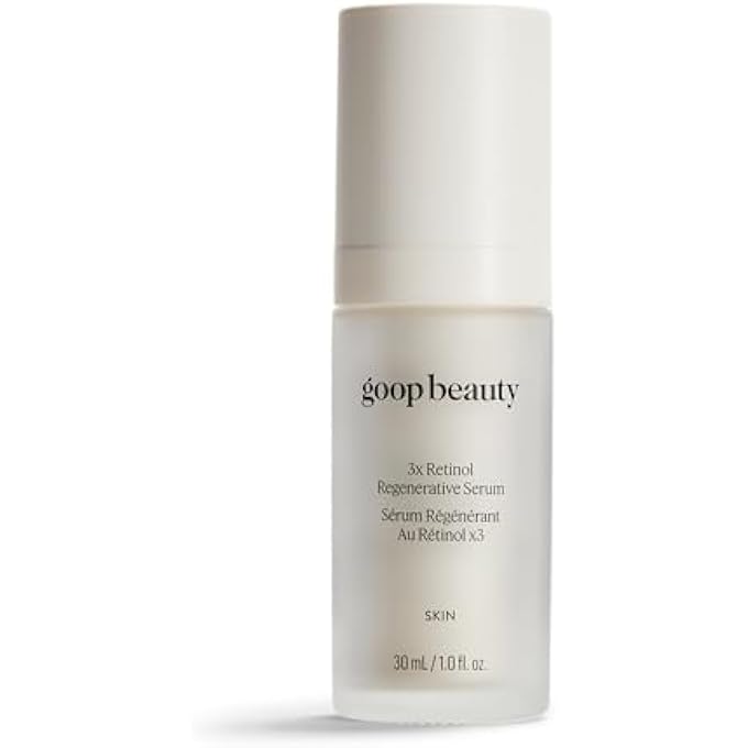 Goop BEAUTY 3X RETINOL REGENERATIVE SERUM | FACE SERUM TO REDUCE THE LOOK OF DEEP WRINKLES, PORES, & TEXTURE | RETINOIDS, CERAMIDES, & NIACINAMIDE | 1 FL OZ - Image 1